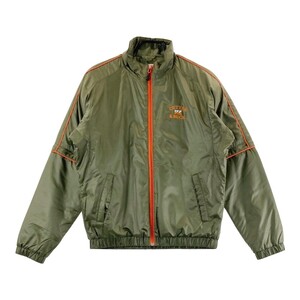 CUTTER&BUCK カッターアンドバック 2way 中綿 ジップジャケット 総柄 カーキ系 M [240101298177] ゴルフウェア メンズ