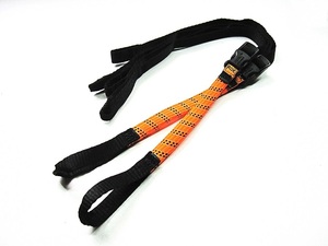 ROK straps ストレッチストラップ CM オレンジ リフレクティブ ストラップ長：300mm～720mm/幅：12mm 2本セット 米国製