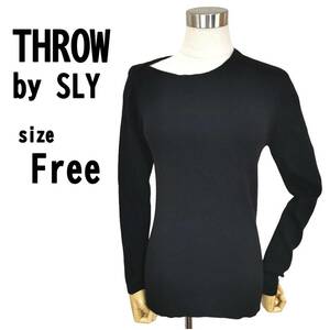 【F】THROW by SLY スライ レディース トップス アシメトリー