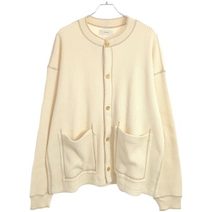 marka マーカ STUDIOUS別注 WAFFLE CARDIGAN ワッフルカーディガン 112631060 エクリュ 2 ITH2MON49IDK