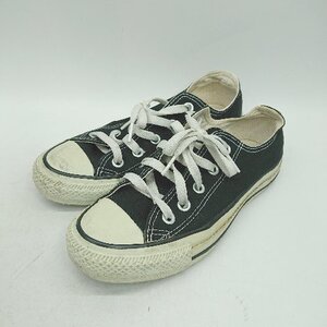 ◇ Θ CONVERSE コンバース オールスター M9166 ローカットスニーカー サイズ22 ブラック レディース E