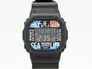 ◇【CASIO カシオ】G-SHOCK FISHERMAN JAPANコラボ DW-5600RF24-1JR クォーツ腕時計