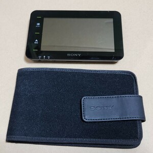 SONY　ソニー　NV-U77VT　ポータブルナビ+専用ケース　ジャンク品　部品取り