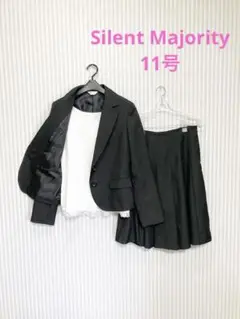 Silent Majority   スカートスーツ ビジネススーツ ブラック