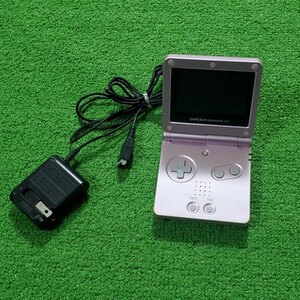 GBA ゲームボーイアドバンスSP 本体 動作確認済み パールピンク 希少品 AGS-001 Nintendo 任天堂 充電器あり