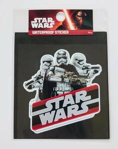 未使用 STAR WARS スターウォーズ　ビニールステッカー 大 ファズマ＆ストームトルーパー WATERPROOF　STICKER　PHASMA＆STORMTROOPER 