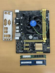 ■中古・訳アリ動作品■MicroATX マザーボード★ASUS H81M-E＋Core i7-4771＋メモリ8GB付★LGA1150 DDR3