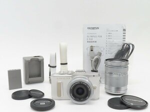 ●○【総シャッター数1700回以下】OLYMPUS PEN E-PL8 EZダブルズームキット ミラーレス一眼カメラ オリンパス○●028030001J○●