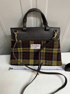 2E30 Harris Tweed ハリスツイード ショルダーバッグ サマンサタバサ Samantha Thavasa