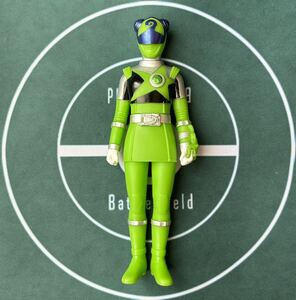 ＊宇宙戦隊 キュウレンジャー カメレオングリーン ソフビ フィギュア 2017 バンダイ 戦隊ヒーローシリーズ