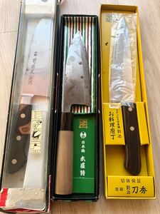 50178　包丁まとめ　料理包丁　関孫六　木屋　刀秀　鋼