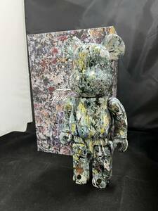 【ベアブリック400%のみ】　BE@RBRICK　400％　ベアブリック　ジャクソン・ポロック　Jackson Pollock　メディコムトイ　正規品　箱付