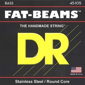 【中古】 DR ベース弦 FAT-BEAMS ステンレス .045-.105 FB-45