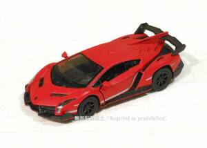 KiNSNART 1/36 ランボルギーニ Lamborghini ヴェネーノ Veneno 赤