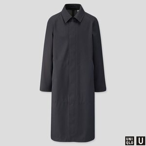 UNIQLO U（ユニクロ　ルメール　コラボ） ブロックテックオーバーサイズコート Blue Lサイズ 新品タグ付き レア