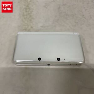 1円〜 動作確認/初期化済 箱無 ニンテンドー3DS CTR-001 アイスホワイト 本体