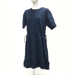 ◆◇See By Chloe★コットン ワンピース 半袖 NAVY シーバイクロエ 送料無料◇◆