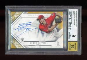 大谷翔平 1枚限定直筆サイン2018 DIAMOND ICONS AUTO GOLD 1/1 RC BGS 9 MINT ルーキー！WBC JORDANイチローOHTANI