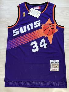 【未使用品】 NBA SUNS BARKLEY #34 チャールズ・バークレー ★フェニックス・サンズ ユニフォーム ゲームシャツ ジャージ　L　刺繍