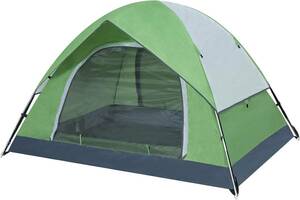 ABCCAMPING テント キャンプテント 2-4人用 自立式 二重層 登山 ハイキング アウトドア用 防水 軽量 コンパクト 防水テント