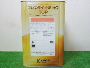 在庫数(4) 水性塗料 ライトベージュ色(22-85A) 3分つや 関西ペイント アレスダイナミックTOP 15kg