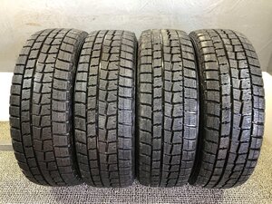 ダンロップ WM01 185/65R15 4本 2018年～2019年製 2757 スタッドレスタイヤ (沖縄県・離島は発送不可)