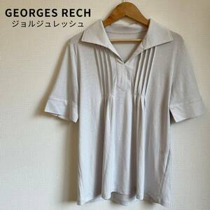 GEORGES RECH 襟付きTシャツ 半袖カットソー 日本製 コットン100