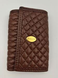 【112】美品中古　BALLY バリー　キーケース ６連　ブラウン　（111）