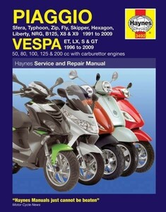 ヘインズ 整備書 HAYNES Vespa ベスパ Piaggio Vespa Scooters 1991 2009 スクーター 整備 修理 マニュアル ピアジオ ^在