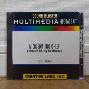 Microsoft Bookshelf (SOUND BLASTER MULTIMEDIA UPGRADE KIT) Windows 未開封