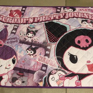 サンリオ★KUROMI’S PRETTY JOURNEY もこもこブランケット　　クロミ&ロミナ　120×75cm