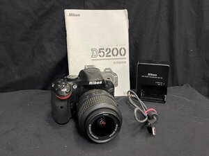 MK0612-92　ゆうパック着払い　Nikon　D5200　18-55mm　1:3.5-5.6G VR　デジタル一眼レフカメラ　ニコン　光学機器