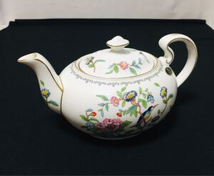 希少品 エインズレイ Aynsley Pembroke 花鳥柄 ティーポット 1169