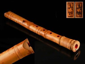 【琴》送料無料 時代和楽器 呉竹銘 二ツ印 琴古流尺八 WK444