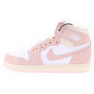 ナイキ PS AIR JORDAN 1 エアジョーダン1 レトロ ウォッシュドピンク ハイカットスニーカー ピンク キッズ US2Y/21cm FD2597-600