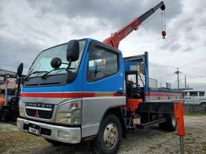 ★三菱キャンター　古河3段ユニック　フックイン　ＵＲＡ２９３★最大積載量：3,000ｋｇ★車検：令和6年7月★ワンオーナー★