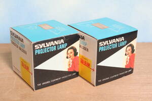 ※デットストック品　SYLVANIA　プロジェクターランプ　8ⅴ-50ｗ　シルバニア　2個　送料300円