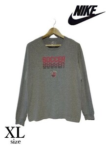 ［USED］ロングTシャツ NIKE ナイキ グレー メンズ XL 203-0165