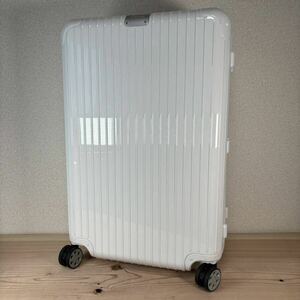 1円　極美品　RIMOWA リモワ エッセンシャルキャビン　81L Lサイズ　スーツケース キャリーケース ホワイト　