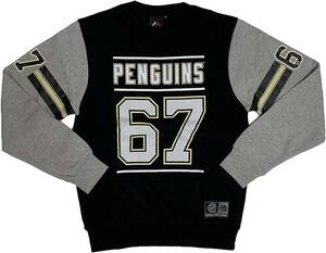 [並行輸入品] Majestic マジェスティック NHL Pittsburgh Penguins ピッツバーグ ペンギンズ スウェット トレーナー (M)