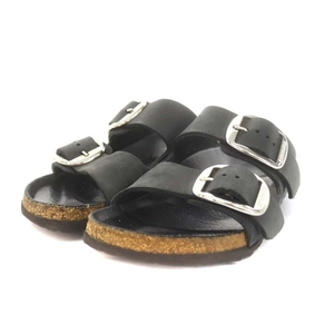 ビルケンシュトック BIRKENSTOCK ARIZONA ビッグバックルサンダル ベルト 37 24cm 黒 ブラック /HK ■OS ■SH レディース