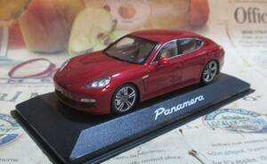 ★激レア絶版*世界30台*Minichamps*1/43*Porsche Panamera 2009 レッドメタリック*Porsche Consulting