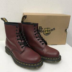 ⑯Dr.Martens ドクターマーチン ブーツ US8 UK7 BRD ボルドー 11822 8EYE11822