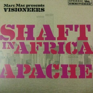 visioneers apache shaft in africa ep 7inch 2011年　現行　ジャズ　ファンク　jazz funk 大ネタ　カバー　アイザックス　ヘイズ