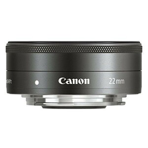 中古 １年保証 美品 Canon EF-M 22mm F2 STM グラファイト