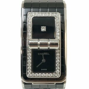 シャネル CHANEL コード ココ 1Pダイヤ セラミック ダイヤベゼル レディース 腕時計 クオーツ H5148