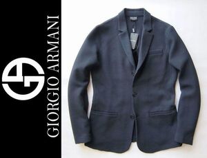 ◆本物◆GIORGIO ARMANI ◆極上リッチ◎凸織ストレッチジャケット50 新品