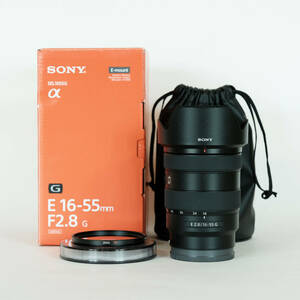 [美品｜純正フィルター付] SONY E 16-55mm F2.8 G SEL1655G / ソニーEマウント / APS-C