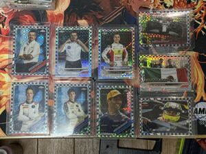 Topps Chrome Formula 1 Checker Flag Refractor カード 9枚セット F1 フェルスタッペン ペレス