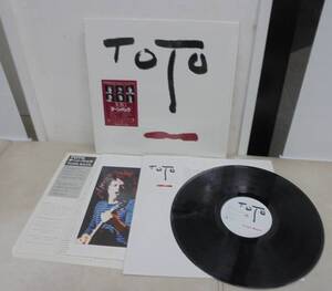 TOTO トト/ターン・バック(LP,25AP-2000,ピンナップポスター付)